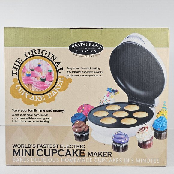 The Original Cupcake Maker by Smart Planet Mini Cupcake Maker In Original Box - Picture 3 of 10